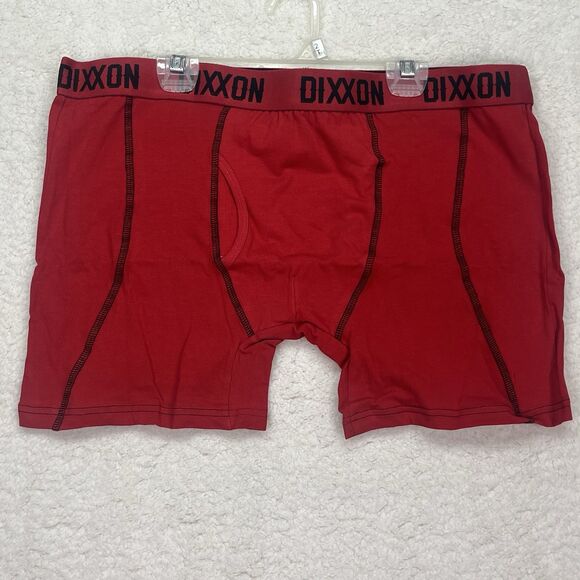 Dixxon Flannel Co. Men's Size 3XL XXXL Boxer Brief 2‎ Pack Red Black Multi-color - Picture 8 of 9